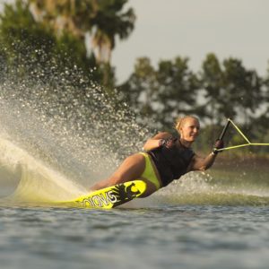 Geena Krueger Slalom Skiing