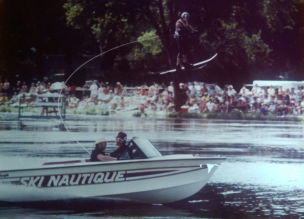 Mike Hazelwood European Water Ski Champion