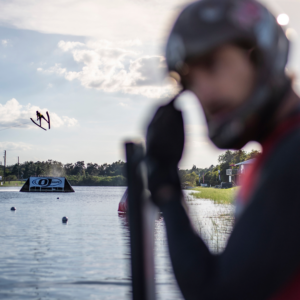 Freddy Krueger and Ryan Dodd water ski jumping
