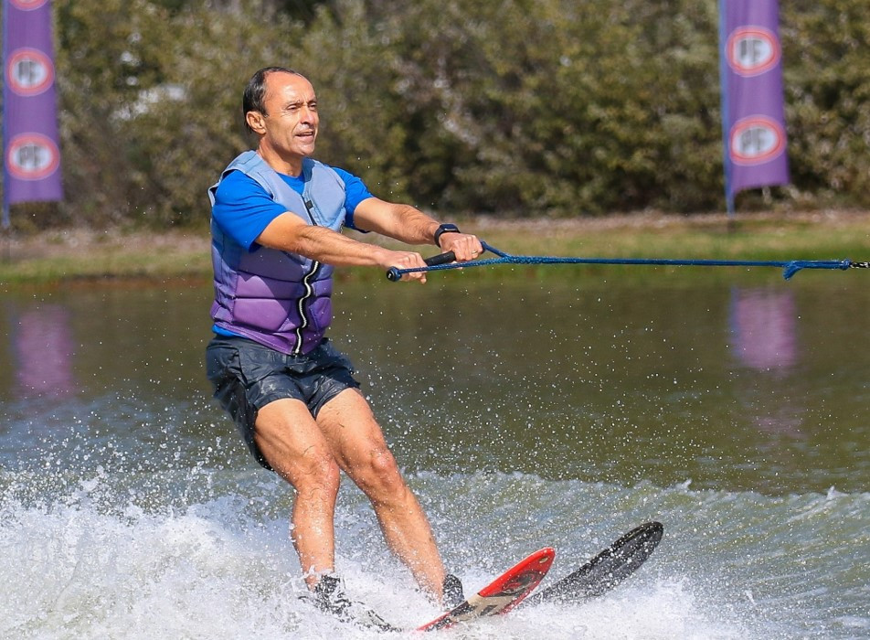 Chile's Sports Minister Jaime Pizarro played an active part in promoting the water skiing preparations of the national team ahead of the Santiago 2023 Pan American Games