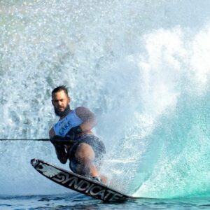 Shreddin' the competition at the 2023 IWWF World Waterski Championships in Groveland, Florida!