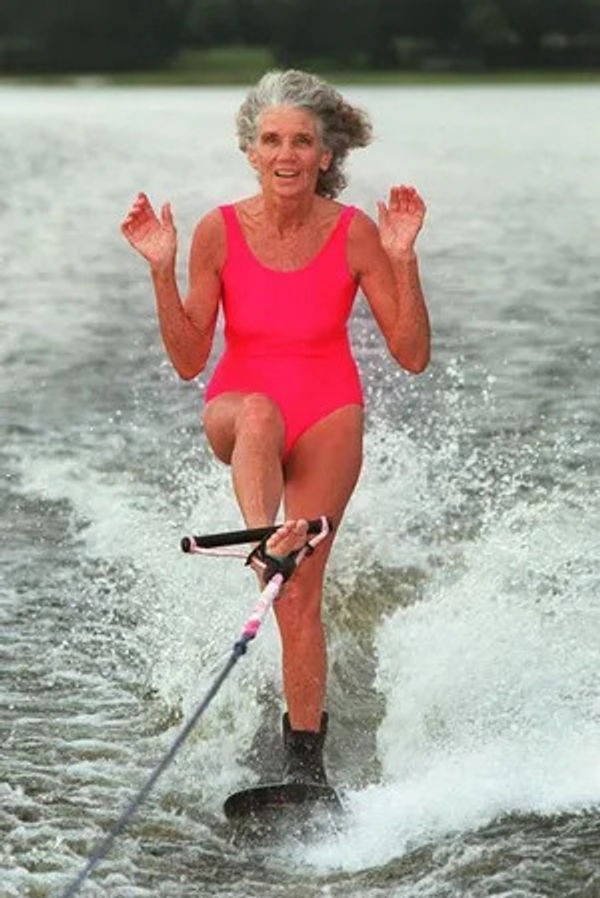 Lucille Borgen competed at Water Ski Nationals until age 94