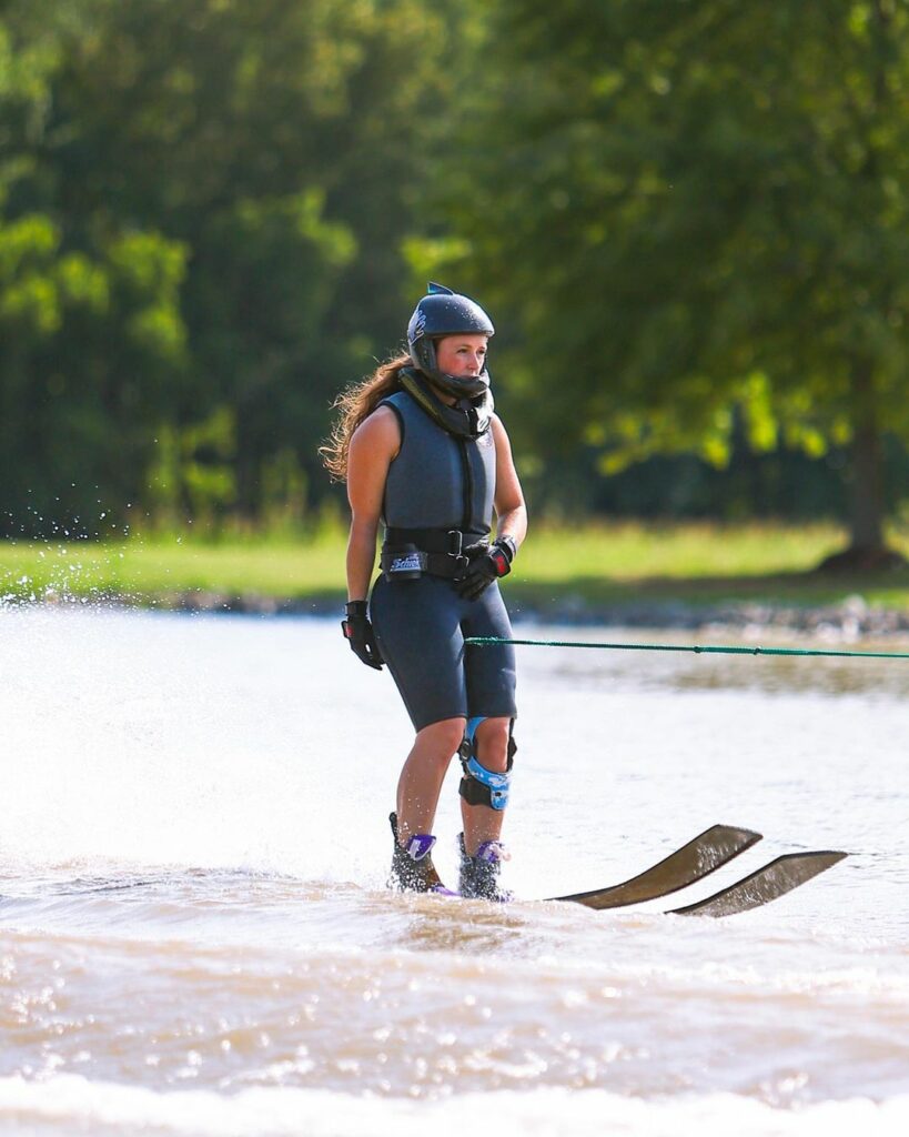 American water ski jumper Brittany Greenwood-Wharton