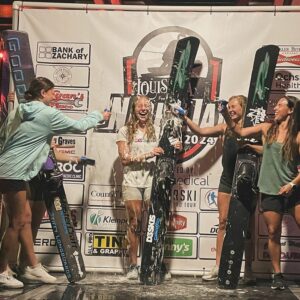 Amazing time skiing at night at my favorite event with @girlsthatfly