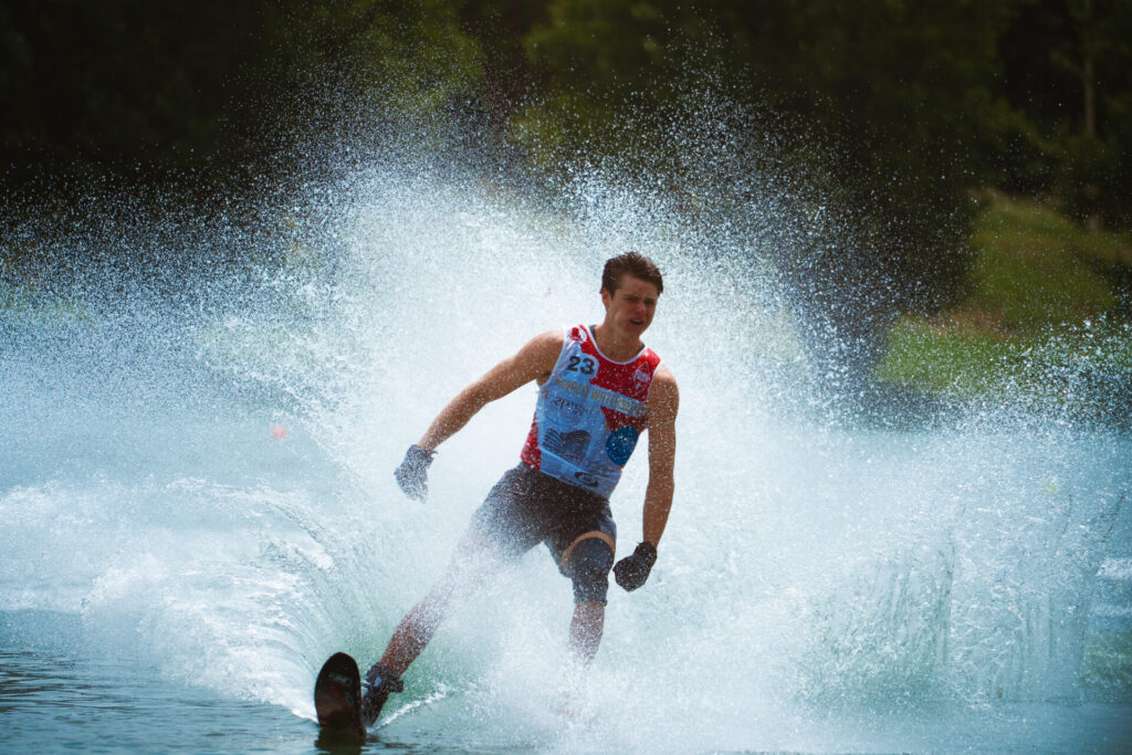 Charlie Ross won the Monaco Waterski Cup in style