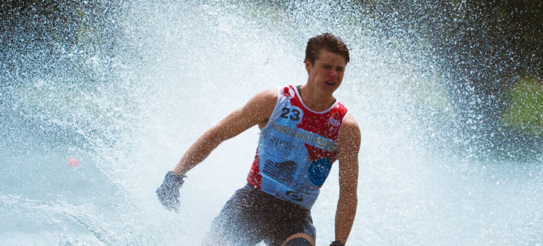 Charlie Ross won the Monaco Waterski Cup in style