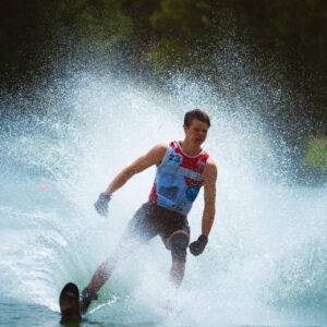Charlie Ross won the Monaco Waterski Cup in style