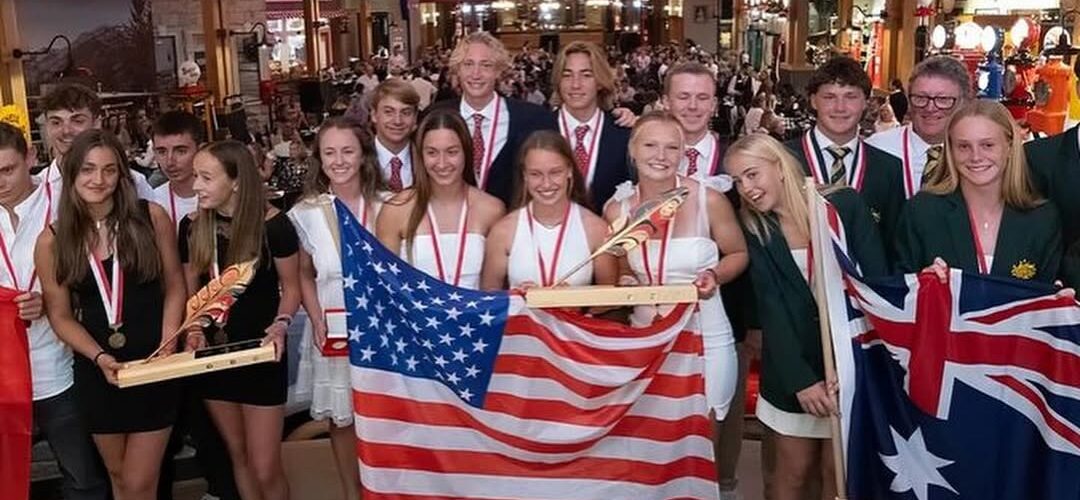 Teams podium from the 2024 Under-17 World Water Ski Championships