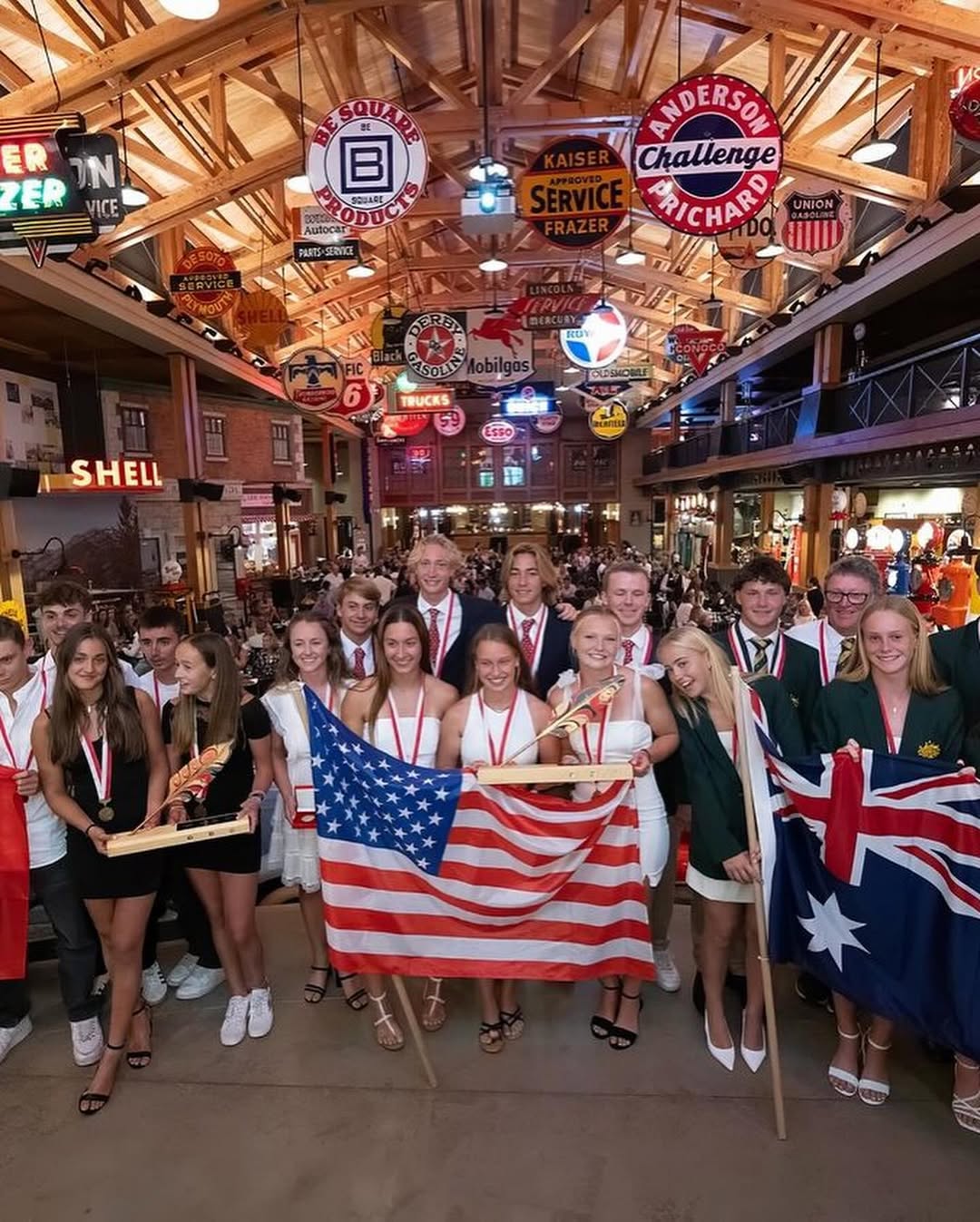 Teams podium from the 2024 Under-17 World Water Ski Championships