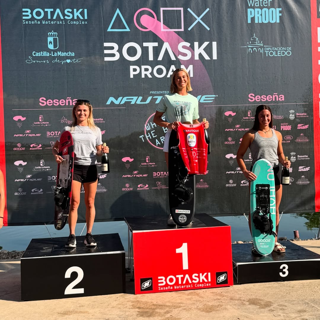 Women's trick podium at the 2025 BOTASKI ProAm