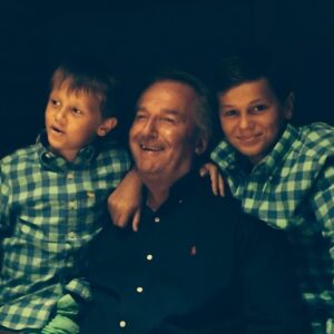 Jean-Francois Rapp with the Duplan-Fribourg siblings
