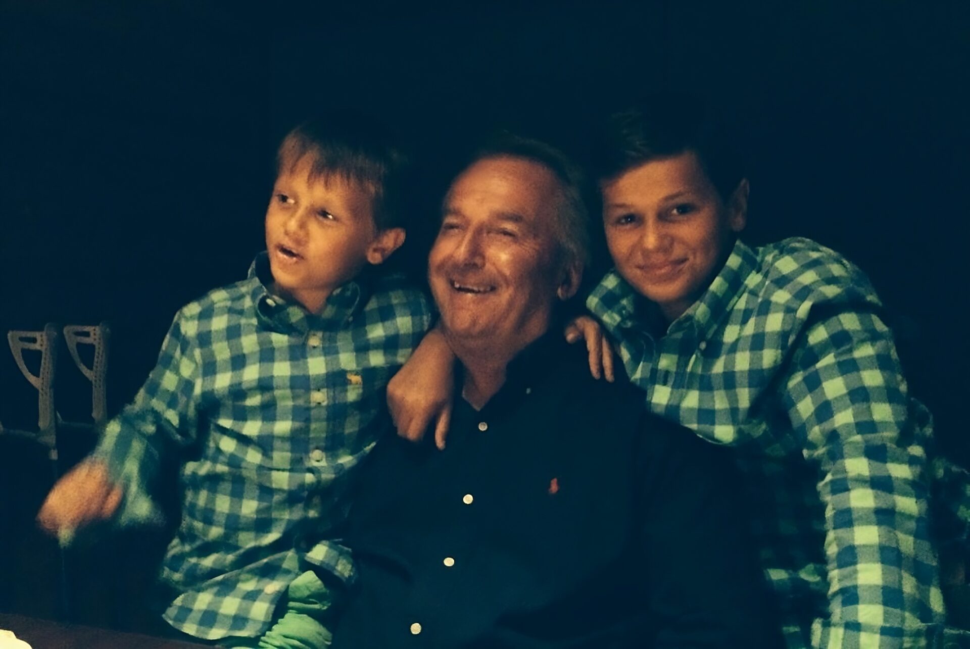 Jean-Francois Rapp with the Duplan-Fribourg siblings
